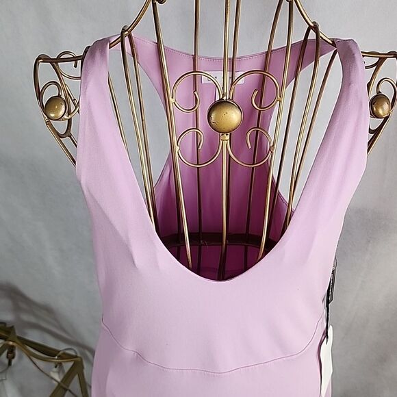 Leith Lilac Racer Back Dress Size  M - Picture 3 of 6